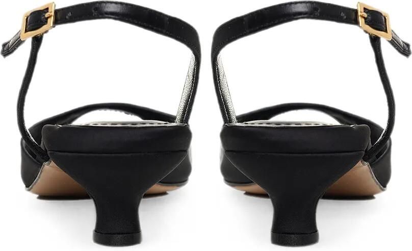 GINISSIMA Vicky sandalen met kitten-hak Zwart - Foto 4