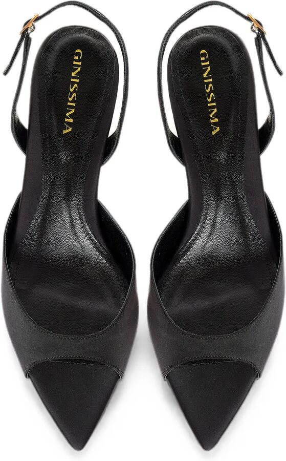 GINISSIMA Vicky sandalen met kitten-hak Zwart - Foto 3