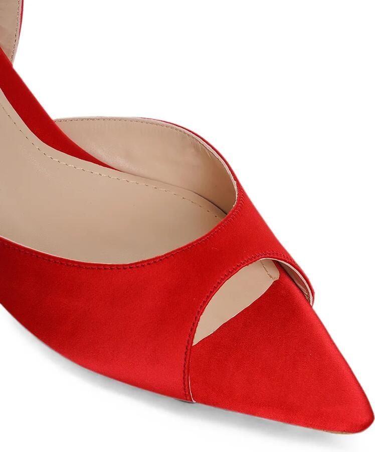 GINISSIMA Vicky sandalen met open neus Rood - Foto 2