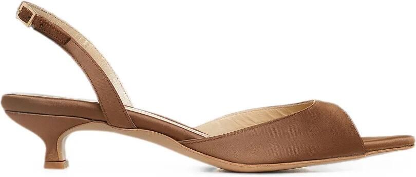 GINISSIMA Vicky slingback sandalen Bruin