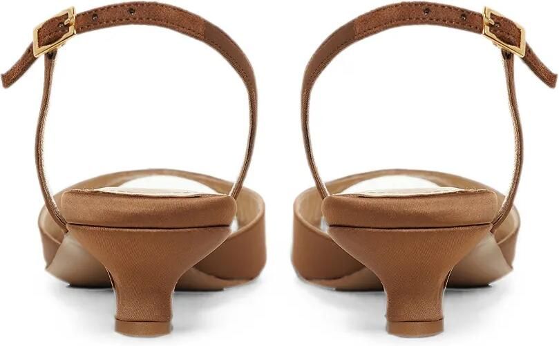 GINISSIMA Vicky slingback sandalen Bruin - Foto 4