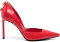 GINISSIMA x Moogu 100 mm pumps met bloemenpatch en hak Rood - Rood