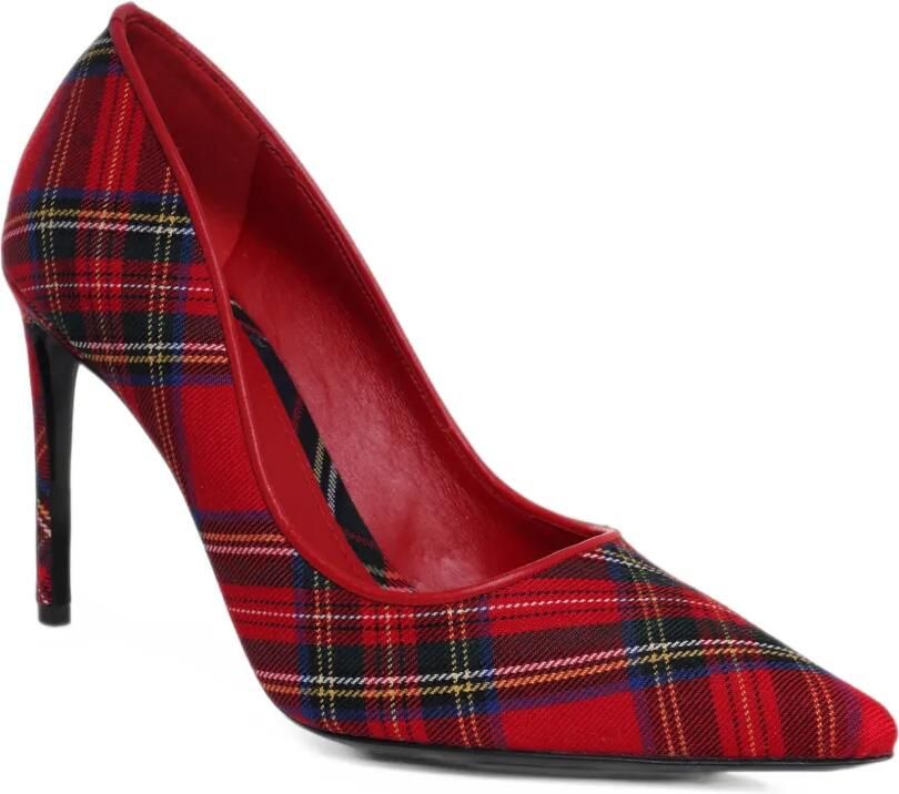 GINISSIMA Zurra tartan pumps Rood - Foto 2