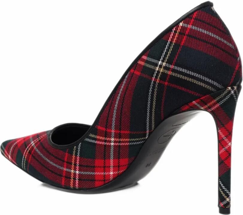 GINISSIMA Zurra tartan pumps Rood - Foto 3