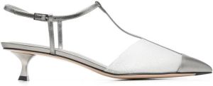 Giorgio Armani Metallic pumps Grijs