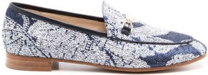 Giorgio Armani Leren sneakers Blauw