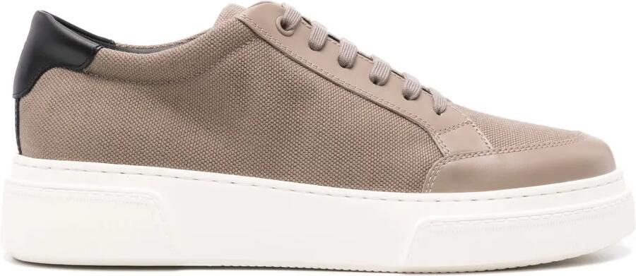 Giorgio Armani Canvas sneakers Beige