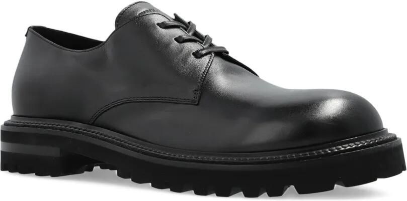Giorgio Armani Chunky derby veterschoenen Zwart - Foto 4