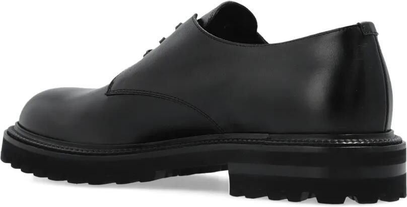 Giorgio Armani Chunky derby veterschoenen Zwart - Foto 3