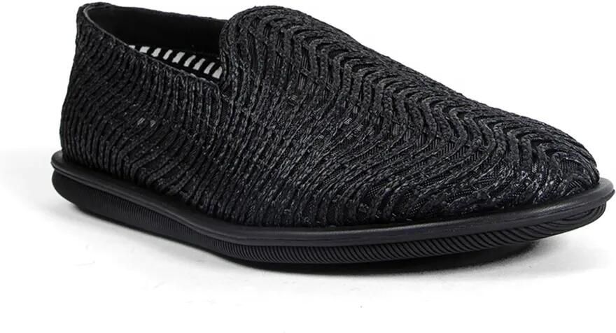 Giorgio Armani Cornely loafers met borduurwerk Zwart