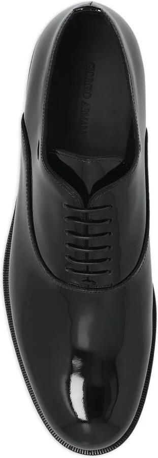 Giorgio Armani Lakleren veterschoenen Zwart - Foto 5