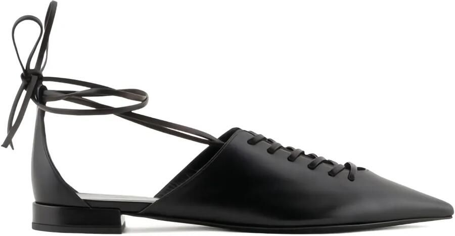 Giorgio Armani Leren laarzen Zwart