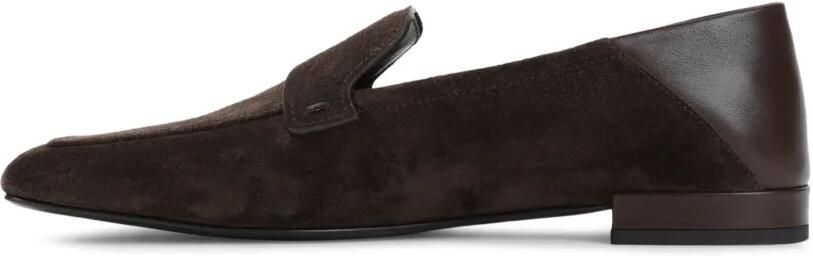 Giorgio Armani Leren loafers Bruin - Foto 4