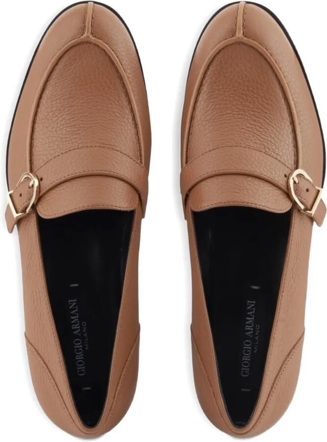 Giorgio Armani Loafers met gesp Bruin - Foto 2