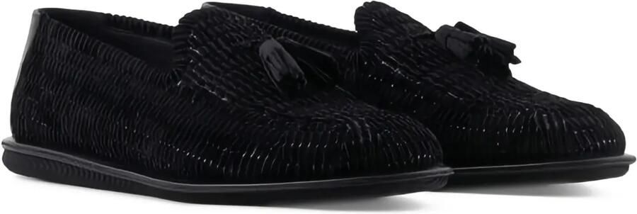 Giorgio Armani Loafers met kwastjes Zwart