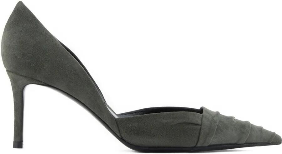Giorgio Armani Pumps met puntige neus Groen