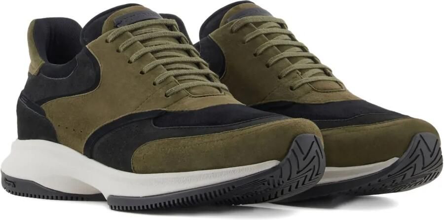 Giorgio Armani Sneakers met vlakken Groen