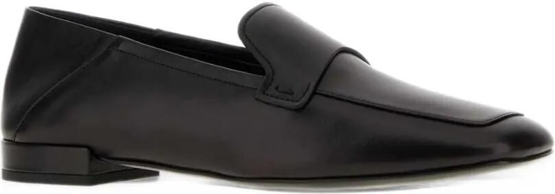 Giorgio Armani square-toe leather loafers Zwart - Foto 2