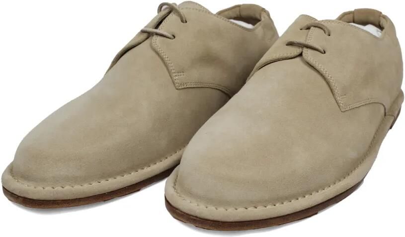 Giorgio Armani Suède veterlaarzen Beige