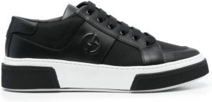 Giorgio Armani Low-top sneakers Zwart