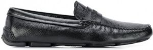 Giorgio Armani Slip-on loafers Zwart