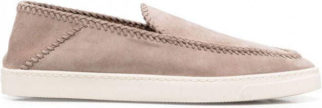 Giorgio Armani Suède loafers Beige