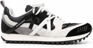 Giorgio Armani Sneakers met colourblocking Zwart
