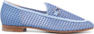 Giorgio Armani Uitgesneden loafers Blauw