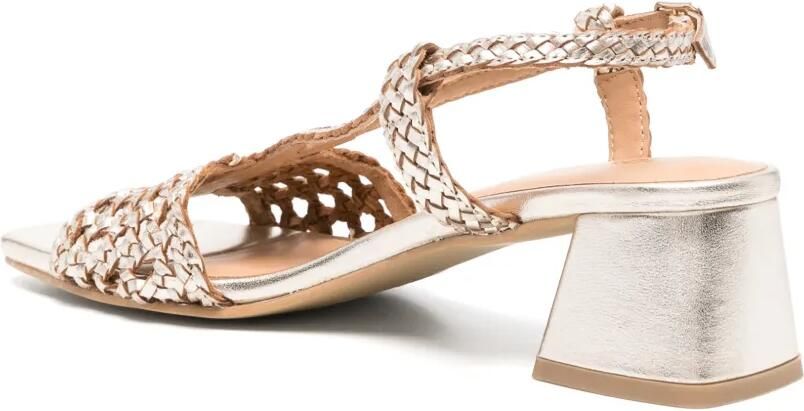 Gioseppo Blissfield geweven leren sandalen Goud - Foto 4