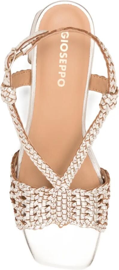 Gioseppo Blissfield geweven leren sandalen Goud - Foto 2