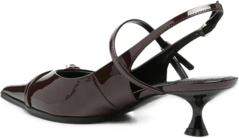 Gioseppo buckle-detail slingback pumps Bruin - Foto 2
