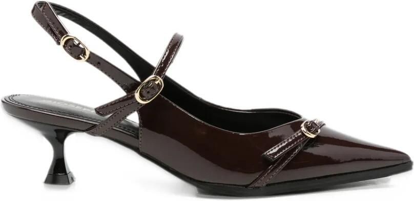 Gioseppo buckle-detail slingback pumps Bruin - Foto 3
