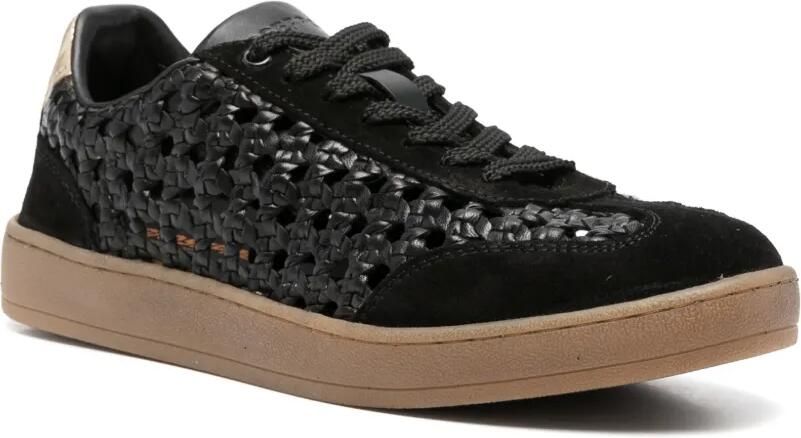 Gioseppo Ijebu geweven leren sneakers Zwart - Foto 2