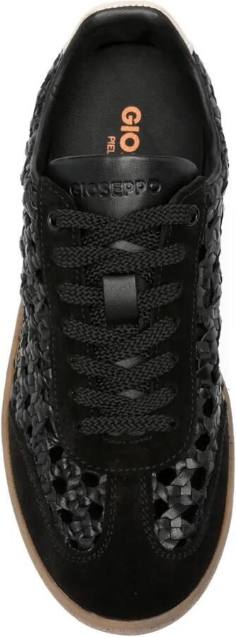 Gioseppo Ijebu geweven leren sneakers Zwart - Foto 4