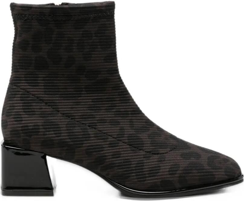 Gioseppo leopard-print ribbed boots Bruin