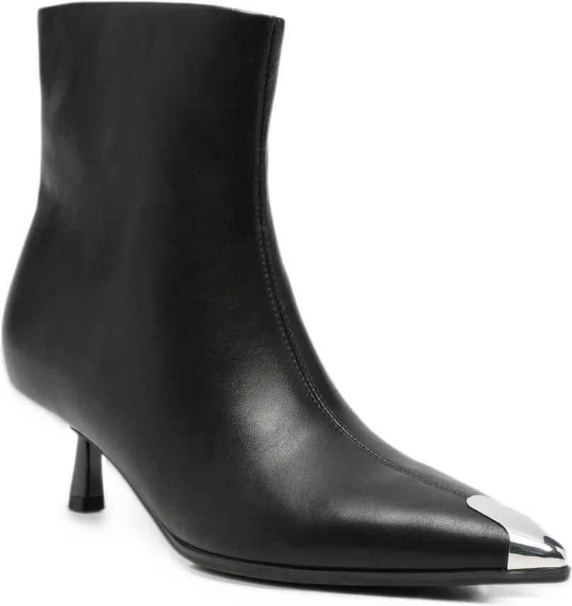Gioseppo metal-tip kitten-heel boots Zwart - Foto 2