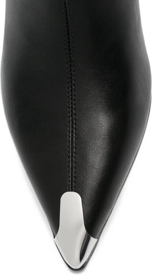 Gioseppo metal-tip kitten-heel boots Zwart - Foto 4