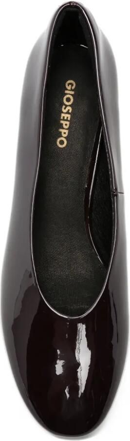 Gioseppo patent-finish block-heel pumps Rood - Foto 4