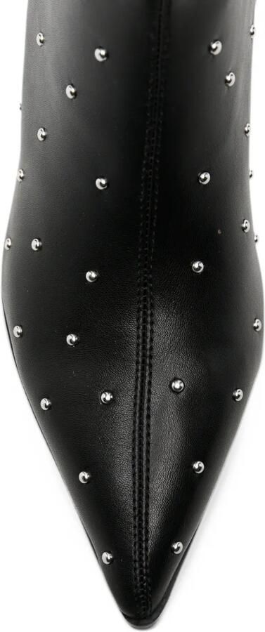 Gioseppo stud-embellished pointed-toe ankle boots Zwart - Foto 4