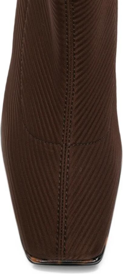 Gioseppo tortoiseshell-effect block-heel ankle boots Bruin - Foto 2