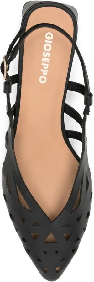 Gioseppo Uitgesneden slingback pumps Zwart - Foto 3