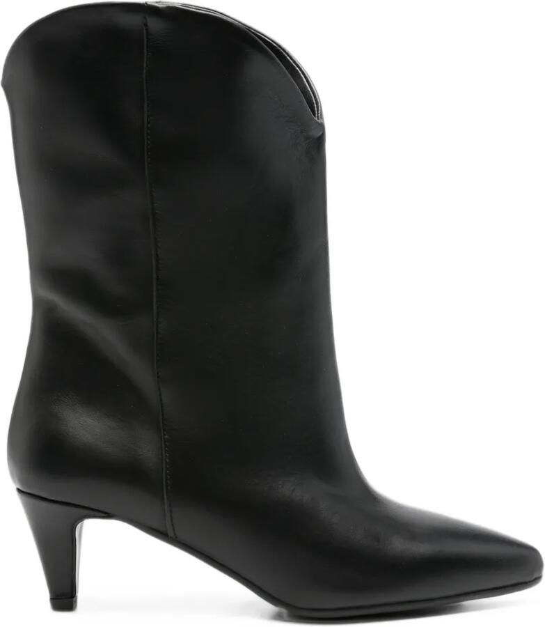 Gisel B Enea leather boots Zwart