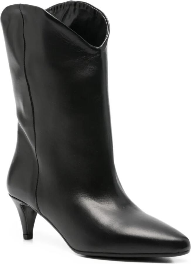 Gisel B Enea leather boots Zwart - Foto 2