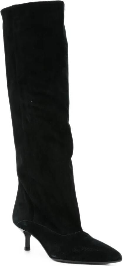 Gisel B Lory suede boots Zwart - Foto 3