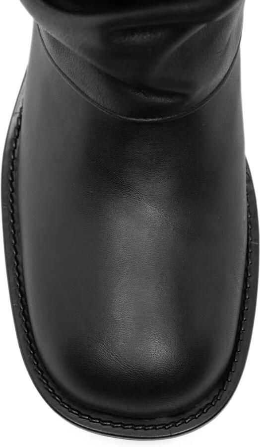 Gisel B Royal slouchy leather boots Zwart - Foto 2