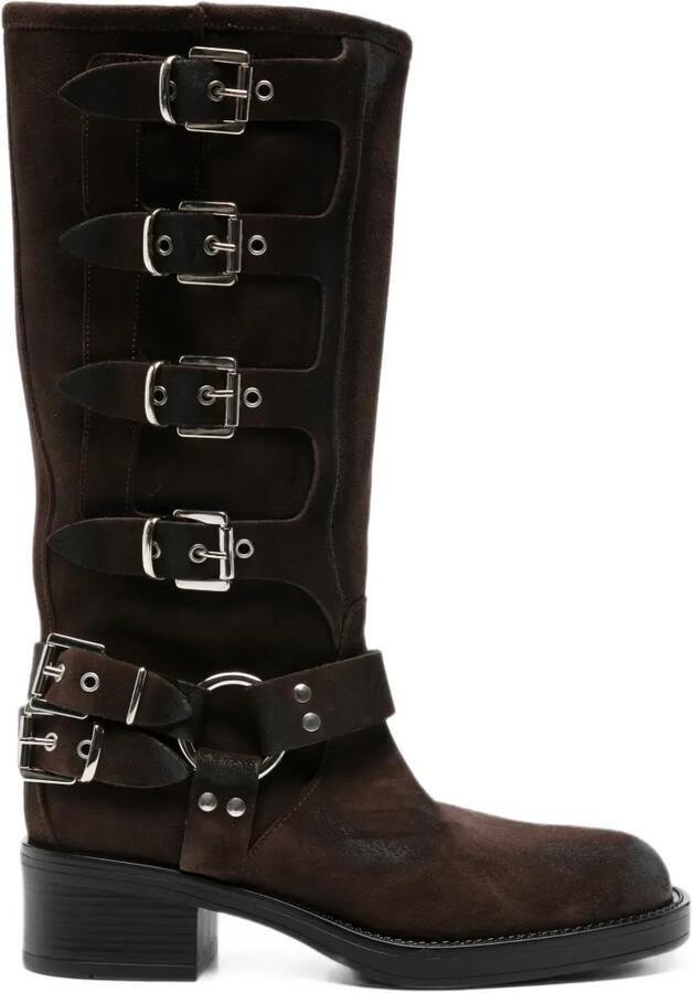 Gisel B Winsor buckled boots Bruin