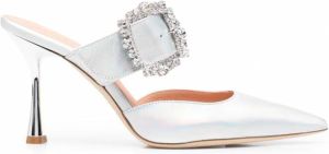 Giuliano Galiano Alena pumps met gesp Zilver