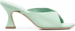Giuliano Galiano Audine slip-on muiltjes Groen