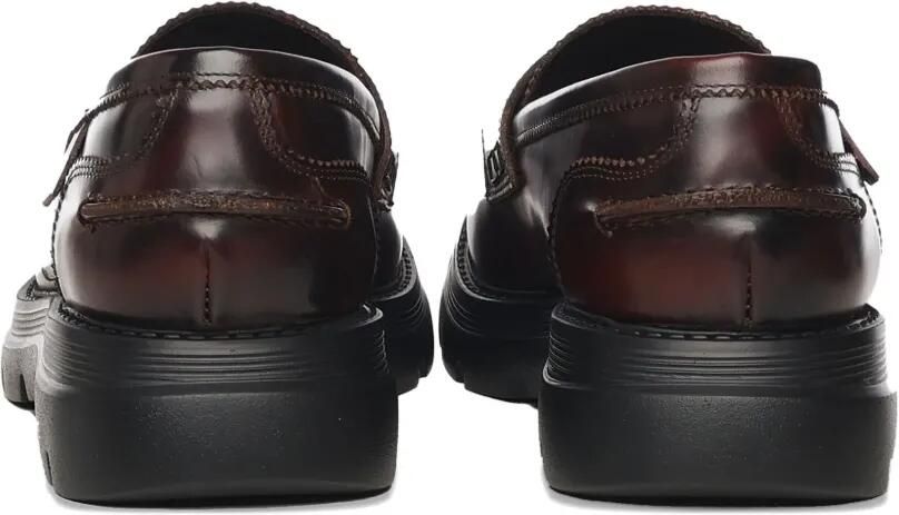 Giuliano Galiano Bryan Mocassins leren loafers Bruin - Foto 2