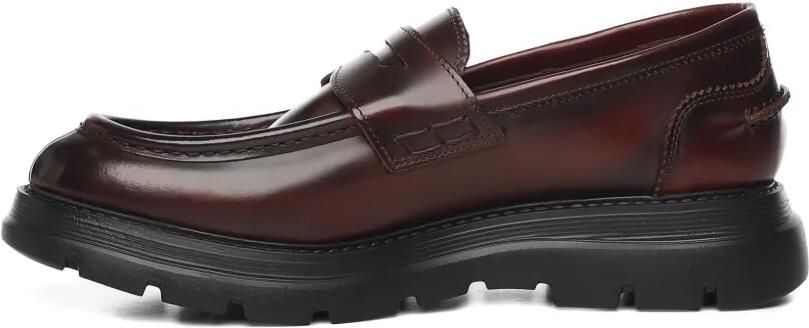 Giuliano Galiano Bryan Mocassins leren loafers Bruin - Foto 4